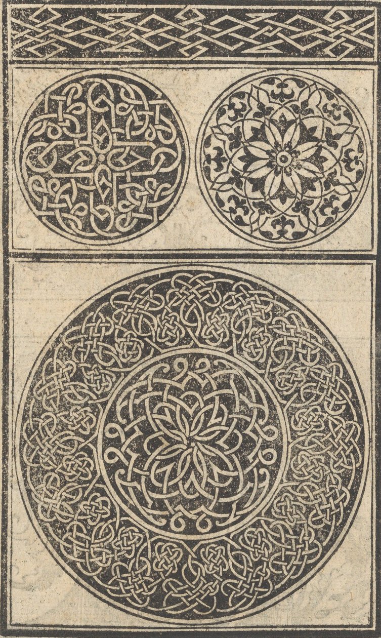 Esemplario di lavori, pagina 5 recto, agosto 1529 da Nicolò Zoppino