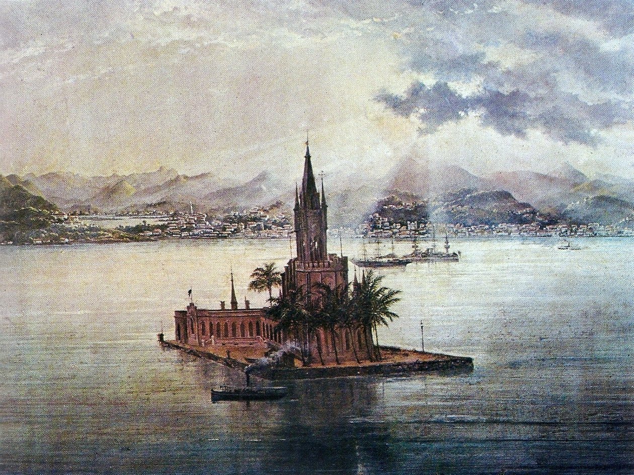 Panorama della Baia di Guanabara da Nicola Antonio Facchinetti
