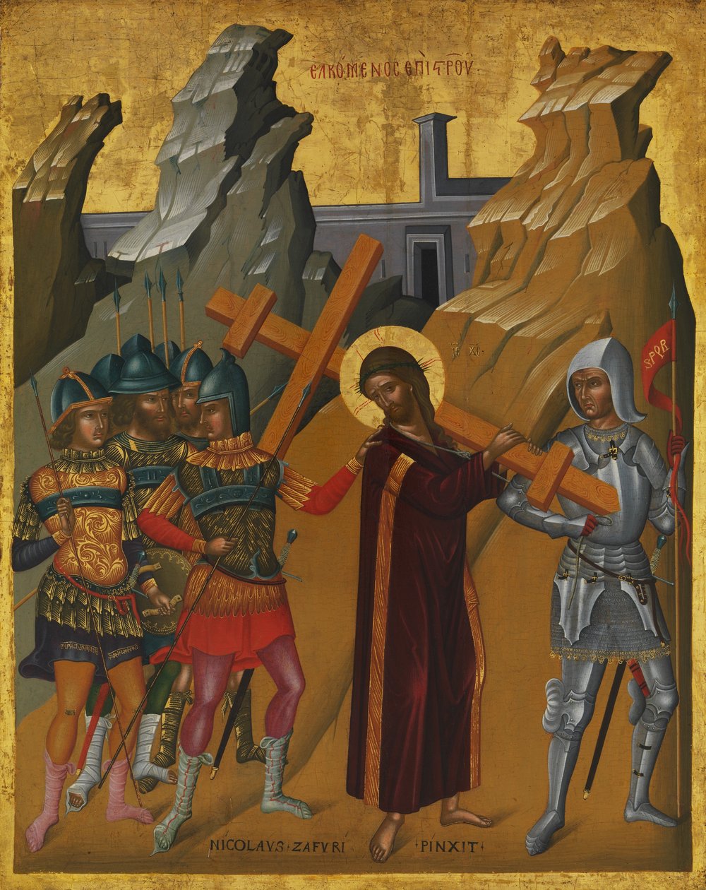 Cristo che Porta la Croce, c.1590 da Nicola Zafuri