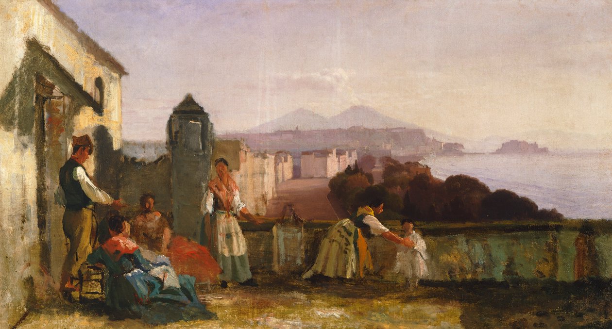 Napoli da Mergellina da Nicola Palizzi