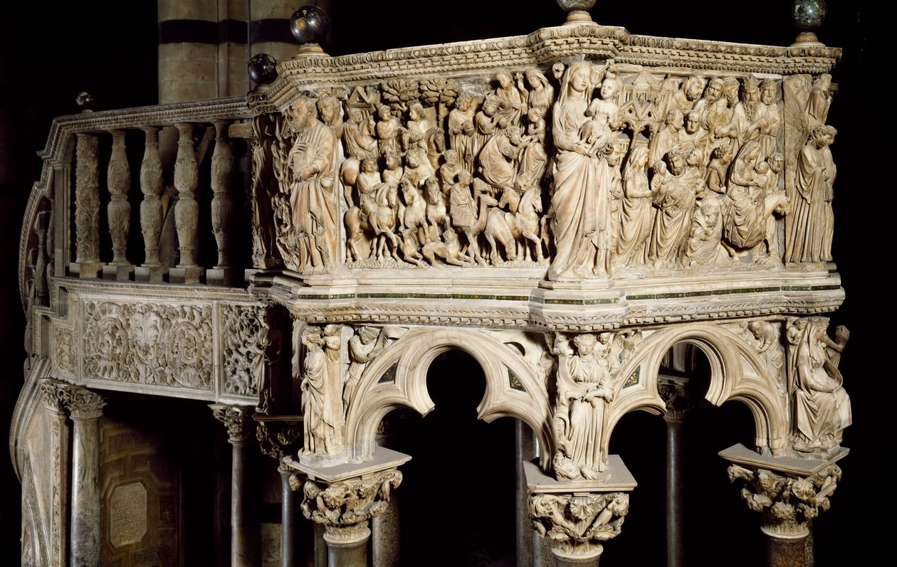 Scorcio del pulpito da Nicola Pisano
