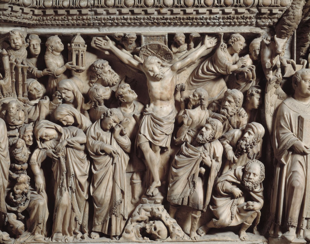 La Crocifissione (dettaglio) dal pulpito da Nicola Pisano