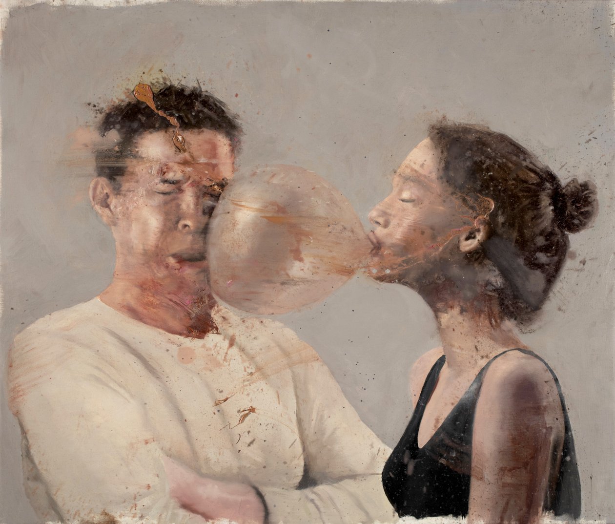 Bolla I (Ragazza con un pugile), 2020 da Nicola Pucci