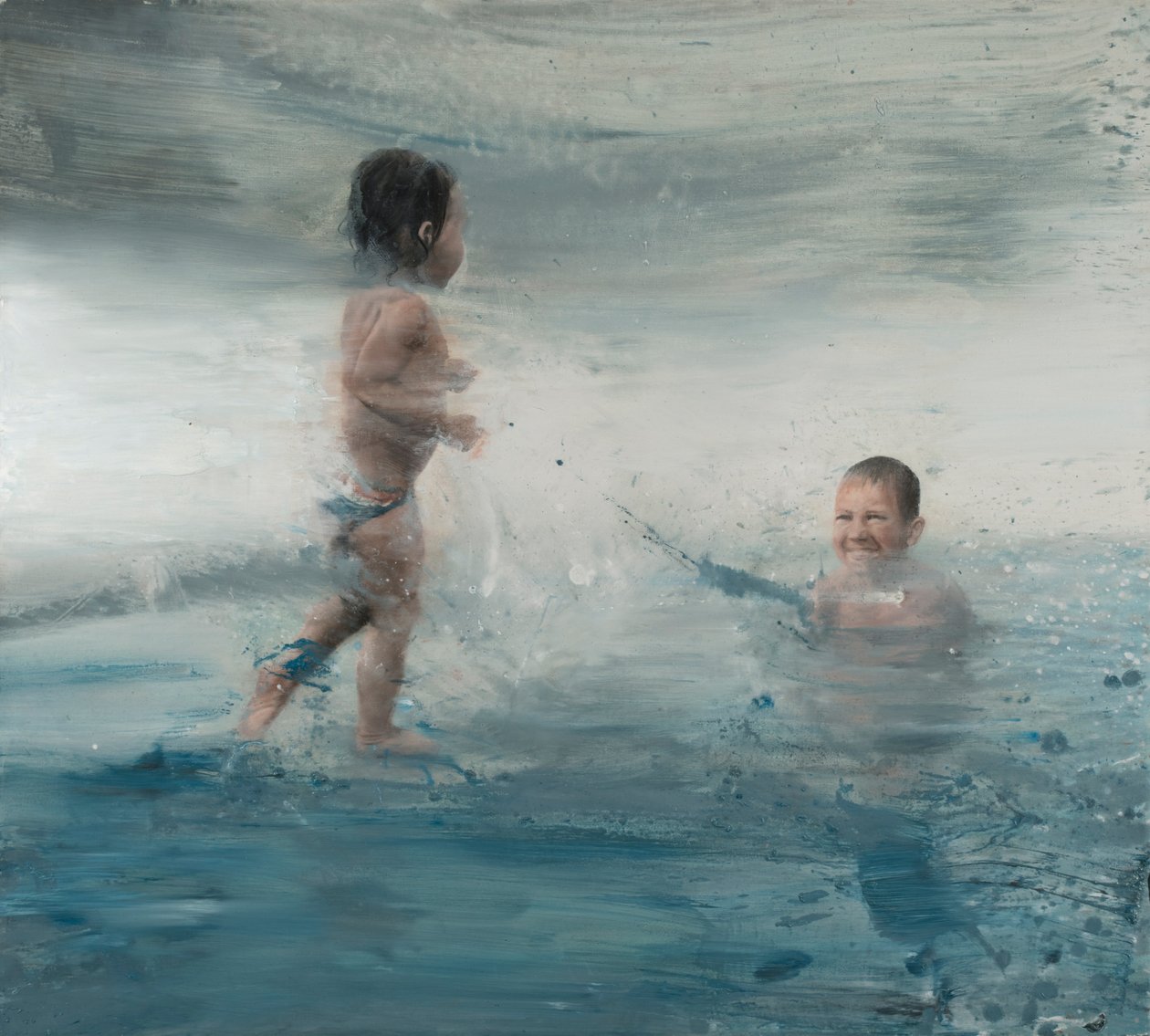 Bambini al mare da Nicola Pucci