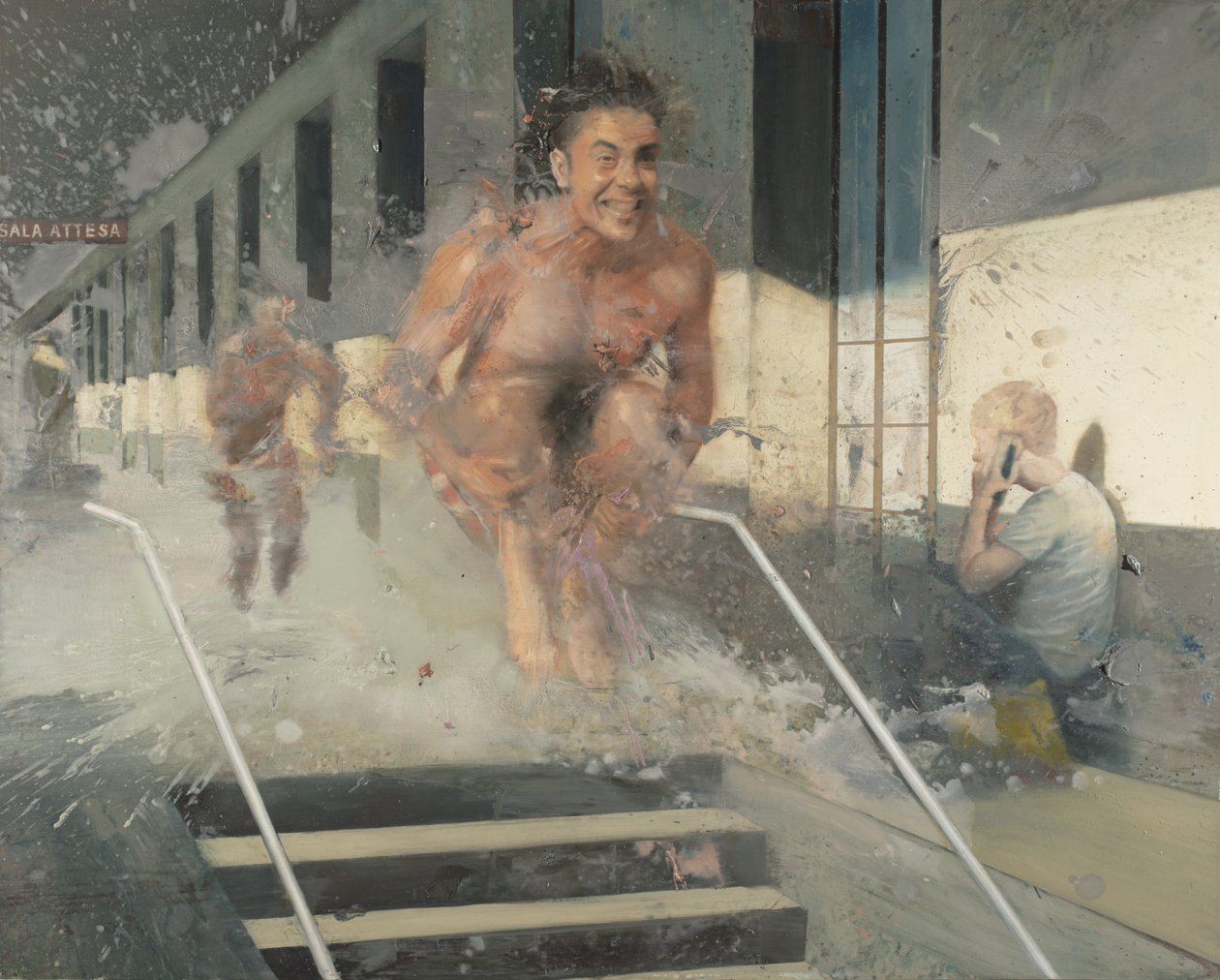 Salto nella stazione, 2021 da Nicola Pucci
