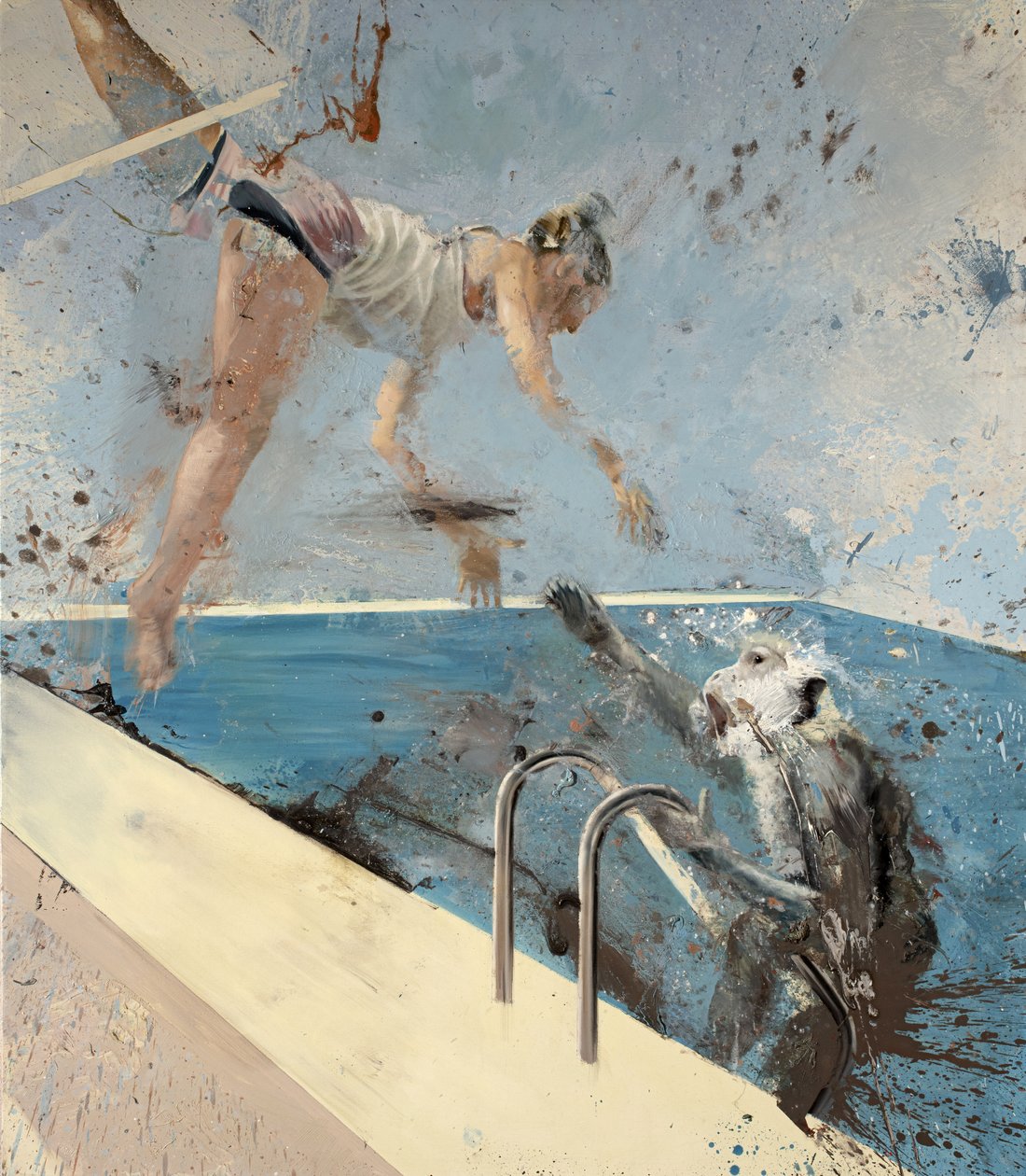 Scimmia con trapezista, 2021 da Nicola Pucci