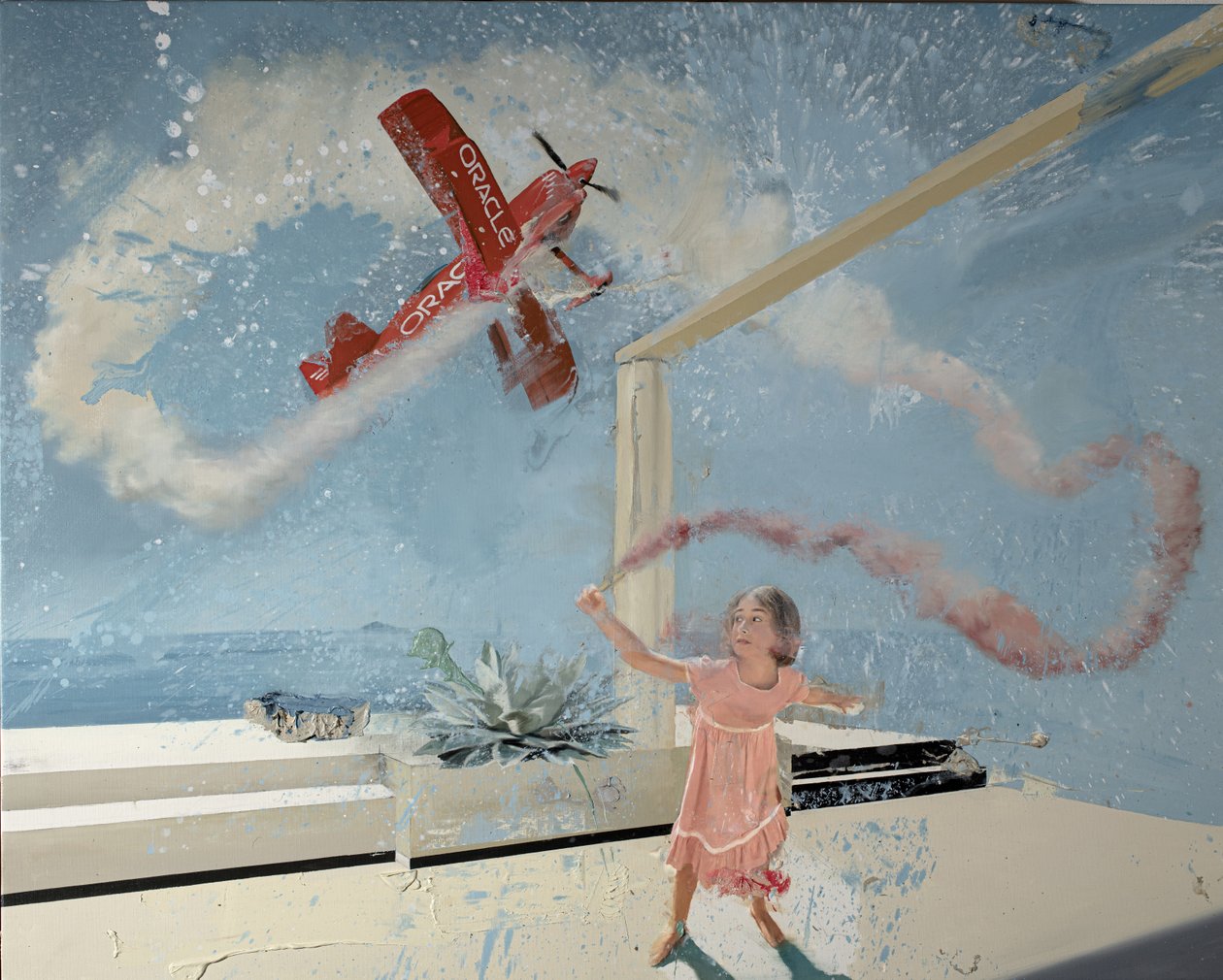 Ragazza fumosa in aereo da Nicola Pucci
