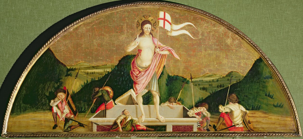 Cristo risorto (olio su tavola) da Nicola de Maestro Antonio