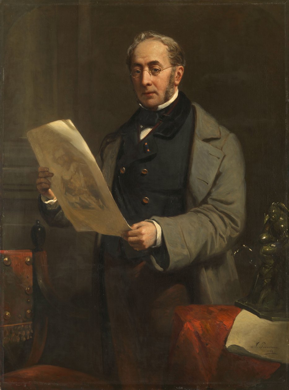 Ritratto di Jacob de Vos Jacobszoon (1803-1878). Collezionista d