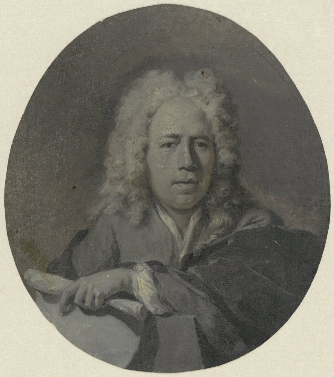 Ritratto del pittore Carel Borchaert Voet da Nicolaas Verkolje