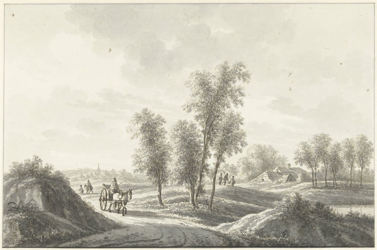 Il villaggio di Laren nel Gooi da Nicolaas Wicart