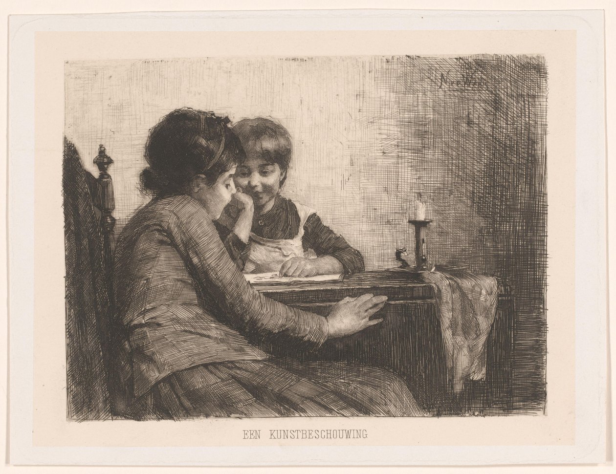 Una contemplazione artistica da Nicolaas van der Waay