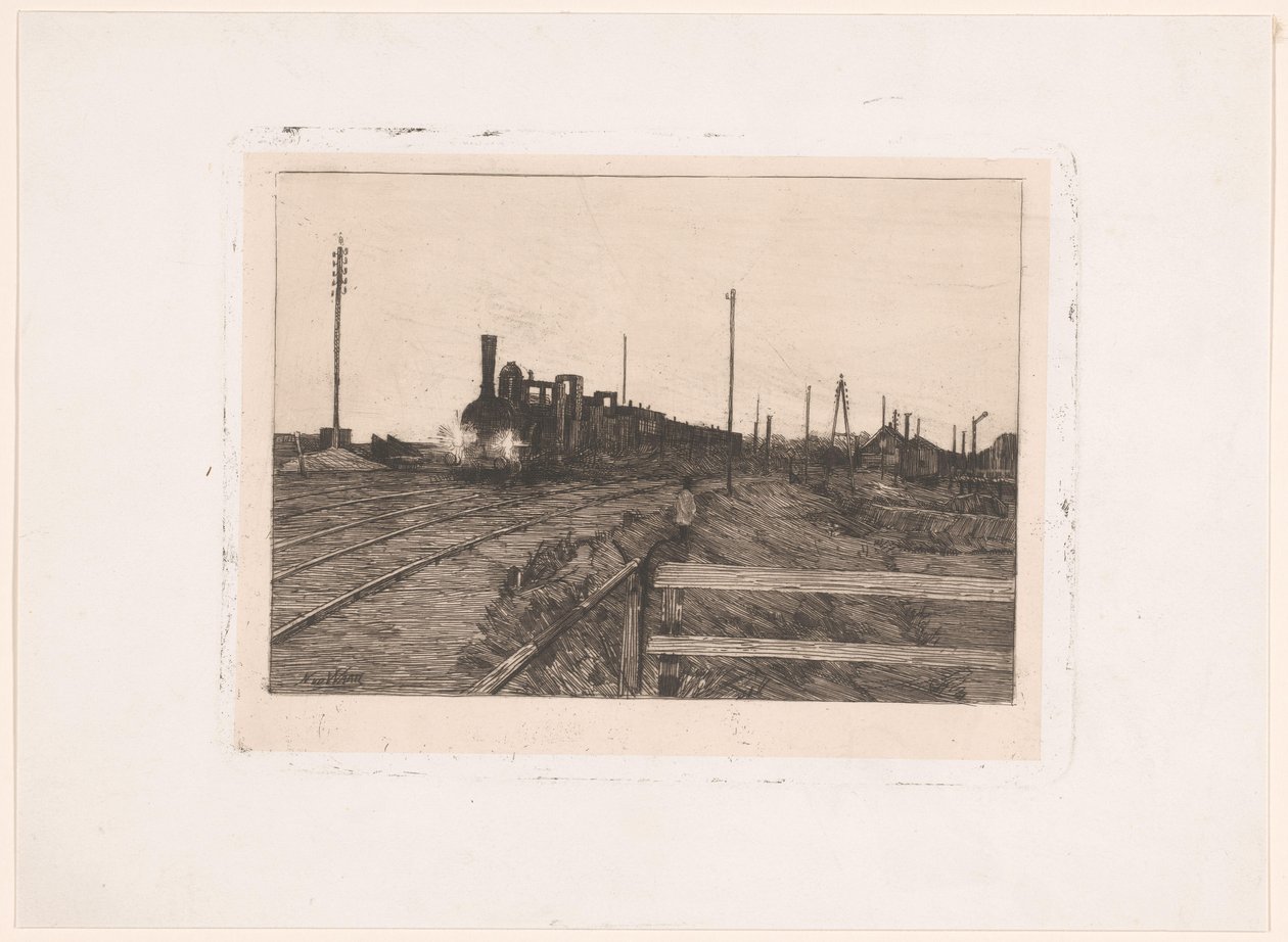 Treno in corsa da Nicolaas van der Waay