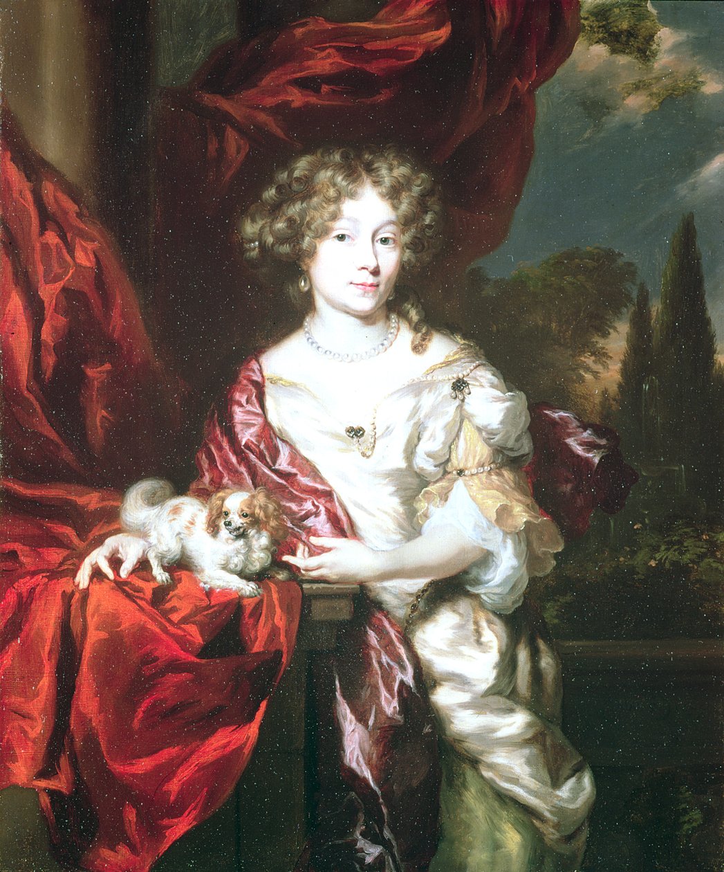 Ritratto di una signora, 1677 da Nicolaes Maes