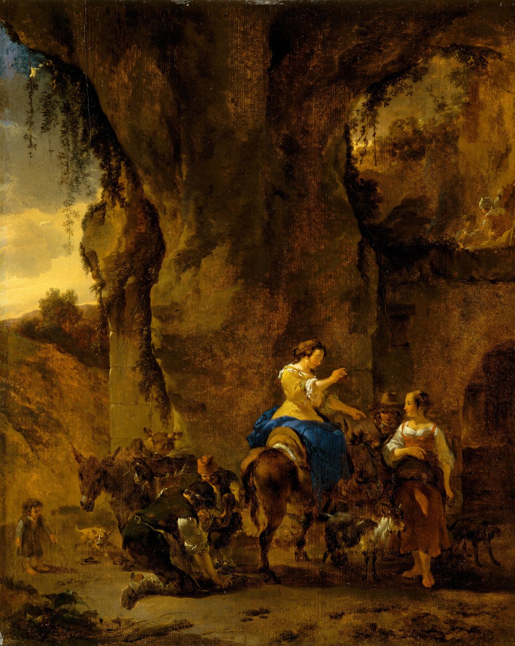 Il maniscalco di campagna, primi anni 1660 da Nicolaes Pietersz. Berchem