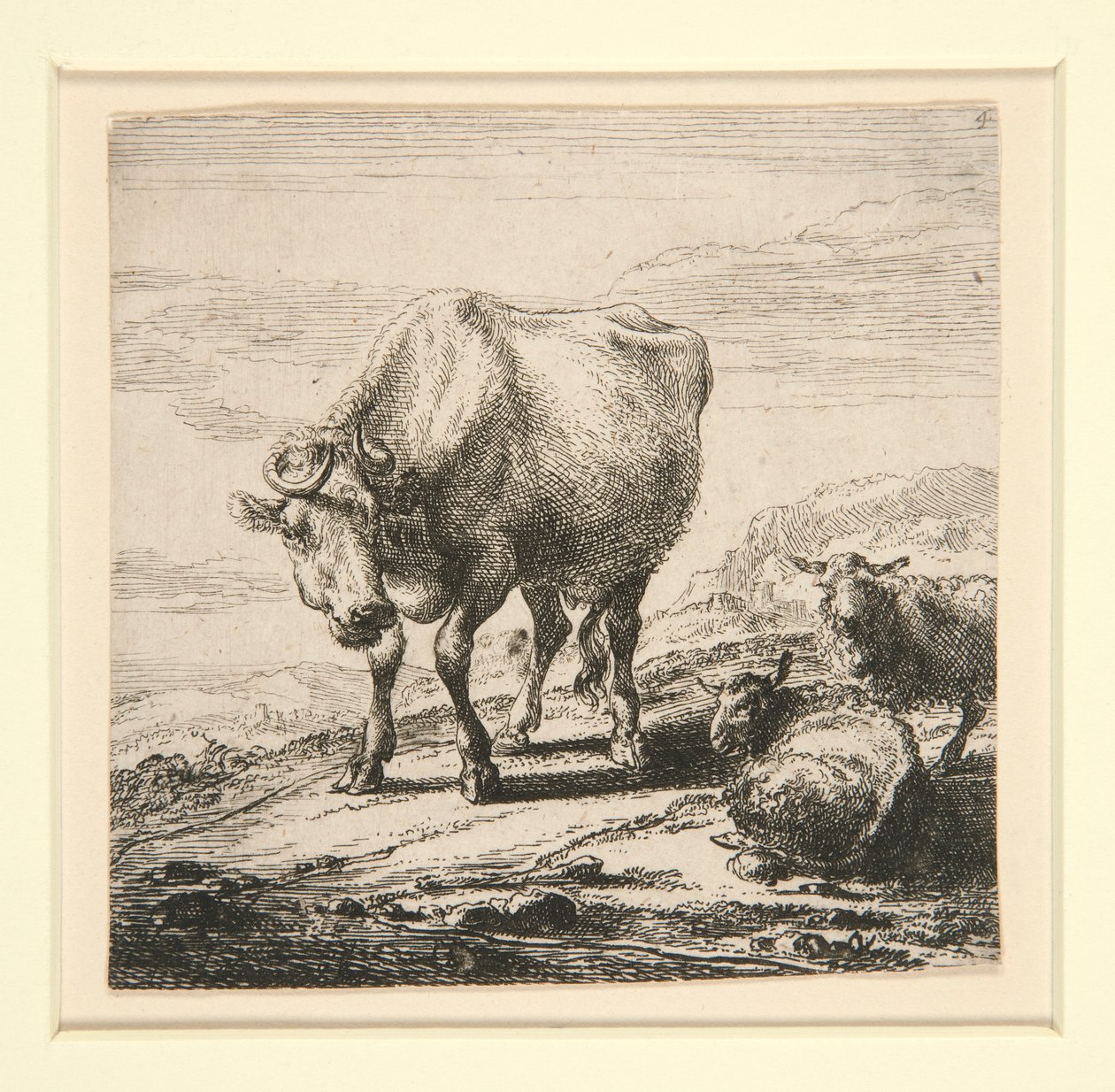 Il gruppo delle mucche, con la lattaia da Nicolaes Berchem