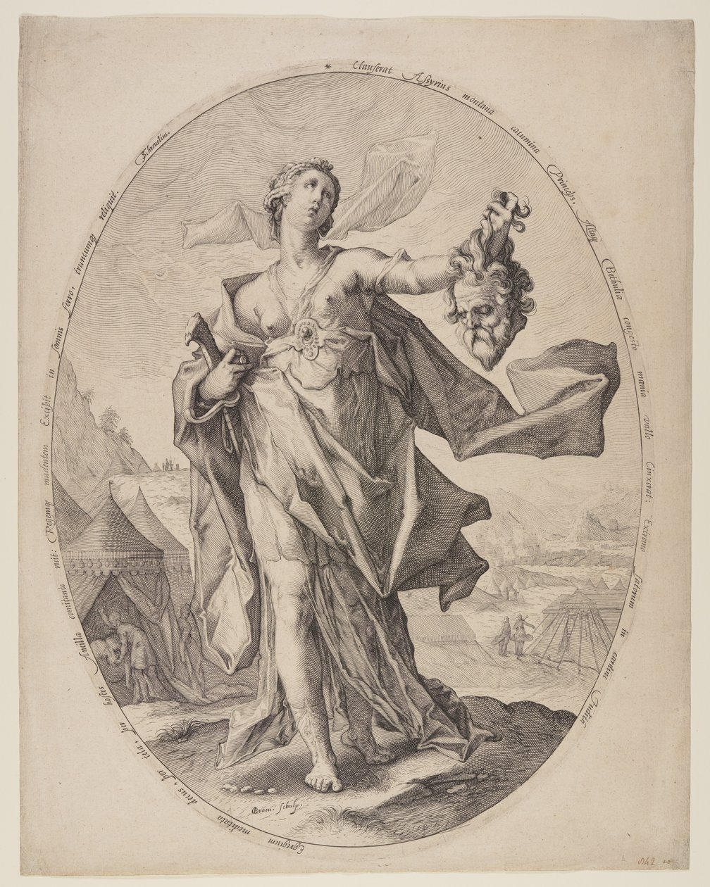 Giuditta con la testa di Oloferne da Nicolaes Braeu