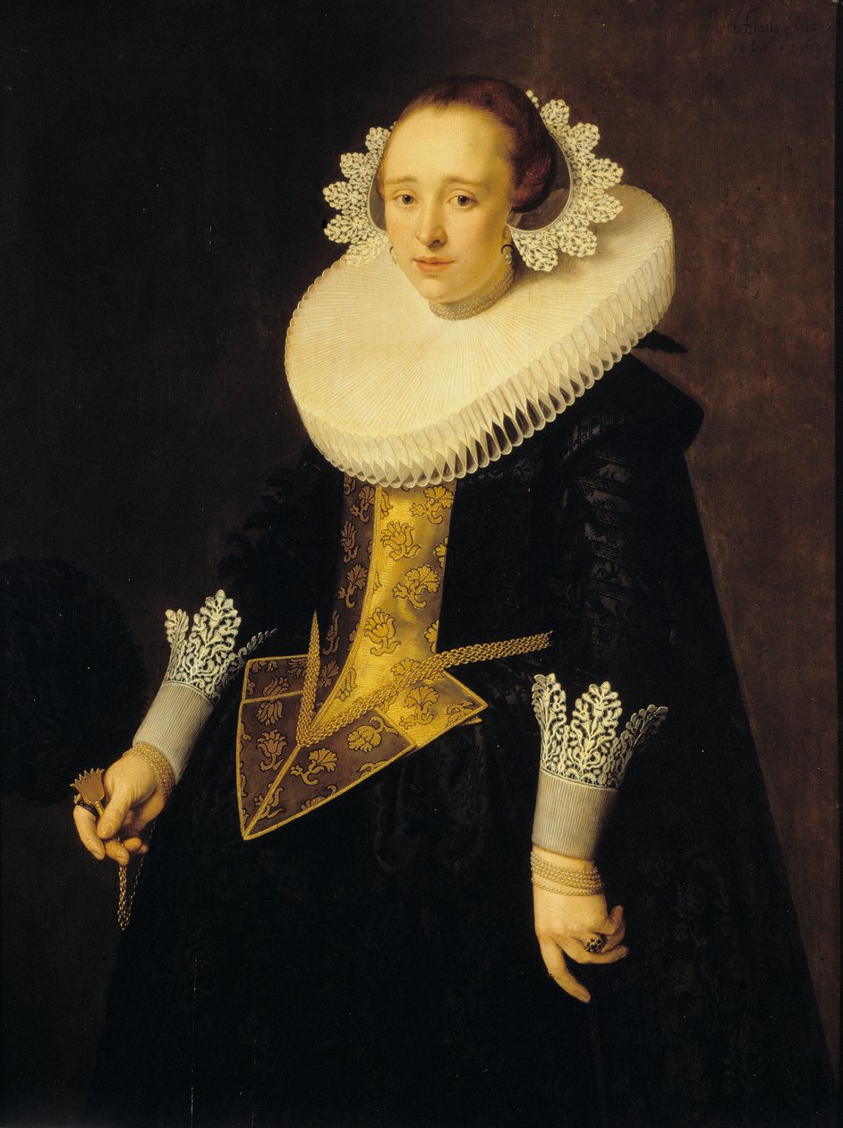 Ritratto di una donna di 22 anni, 1628 da Nicolaes Eliasz. Pickenoy
