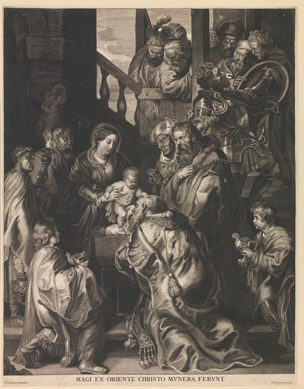 Adorazione dei Magi da Nicolaes Lauwers