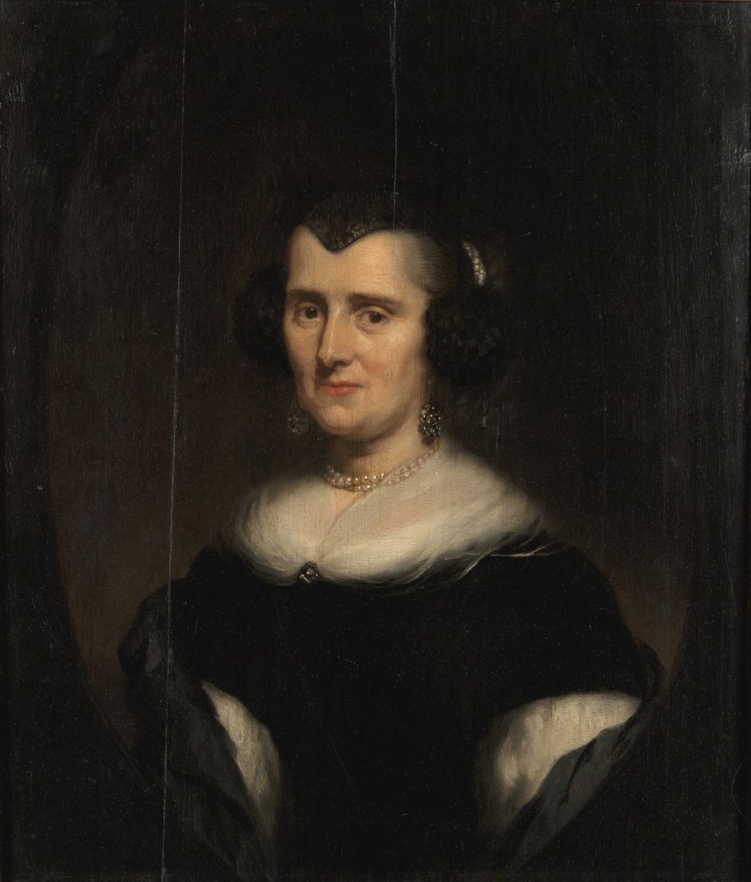 Ritratto a mezzo busto di una donna di mezza età da Nicolaes Maes