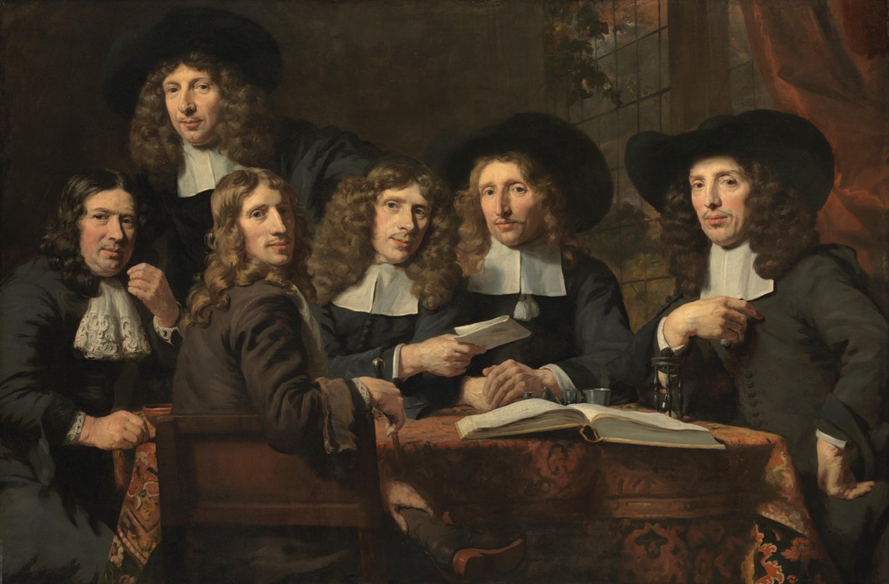 I sovrintendenti della gilda dei chirurghi di Amsterdam da Nicolaes Maes