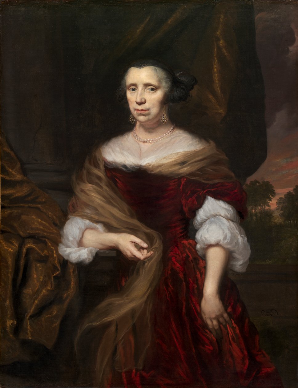 Ritratto di una signora da Nicolaes Maes