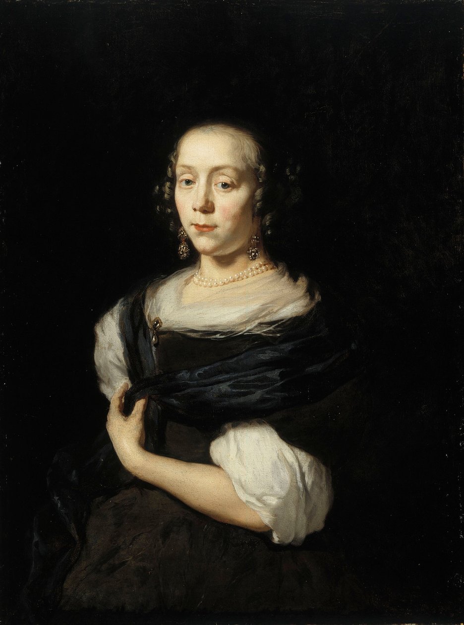 Ritratto di una giovane dama da Nicolaes Maes