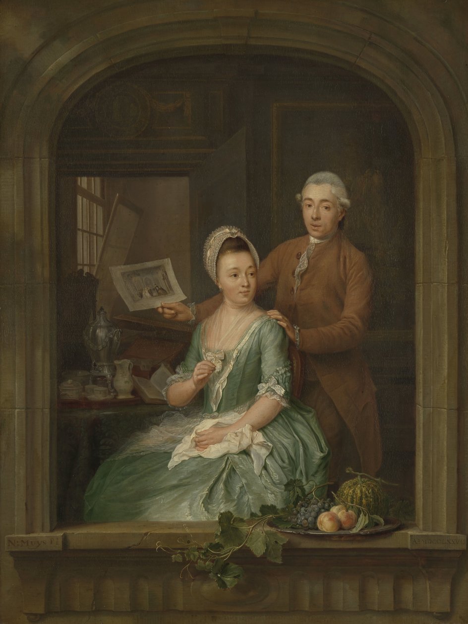 Ritratto di Robert Muys e sua moglie Maria Nozeman da Nicolaes Muys