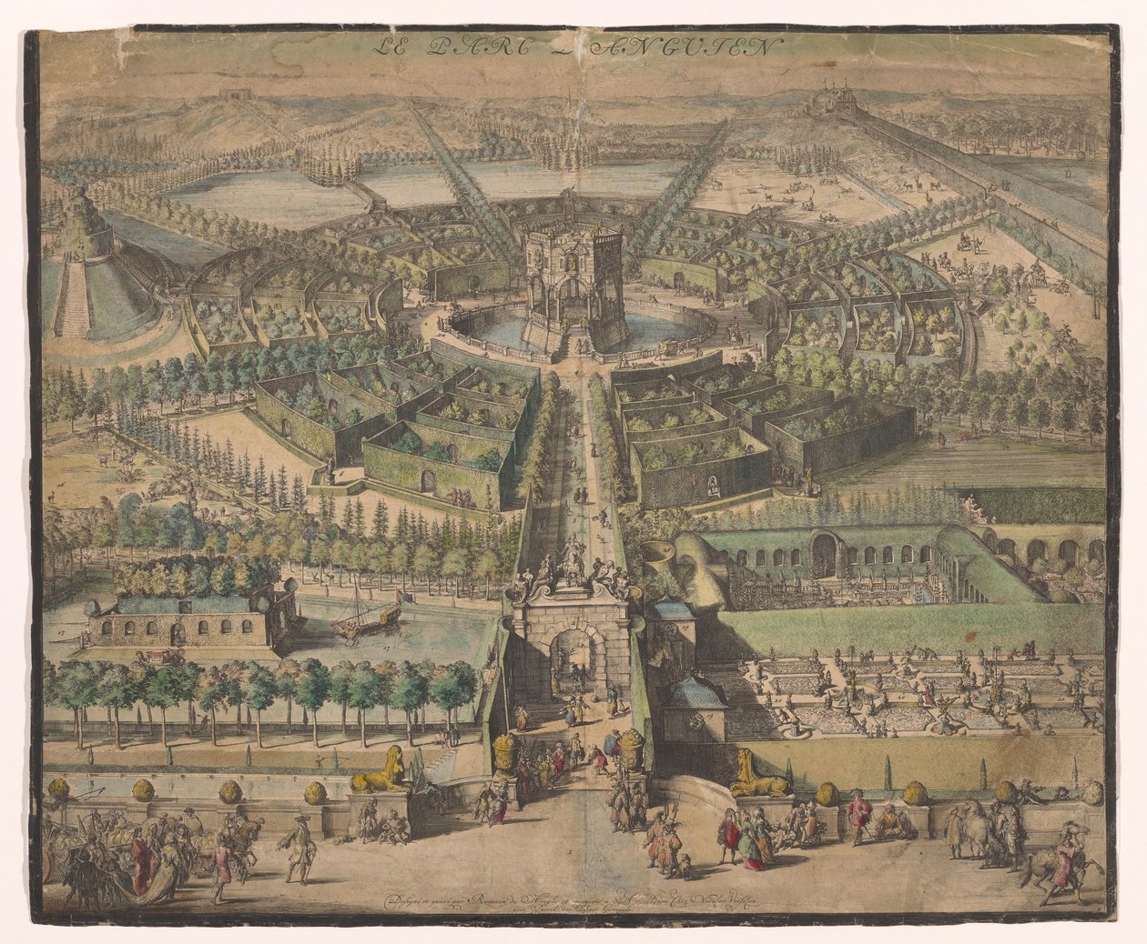 Veduta del Parco di Enghien da Nicolaes Visscher (I)