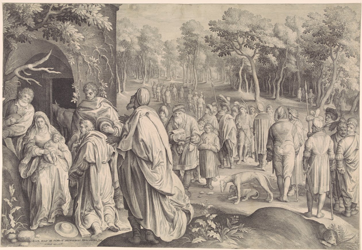 Adorazione dei Magi da Nicolaes de Bruyn