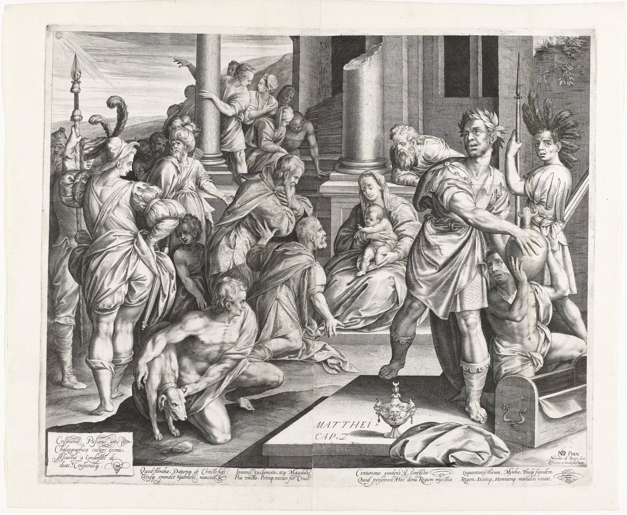 Adorazione dei Magi da Nicolaes de Bruyn