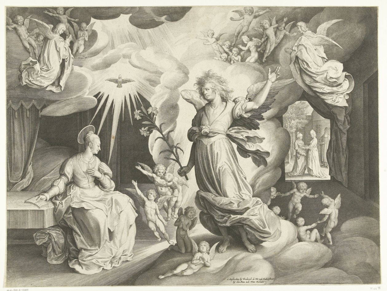 Annunciazione da Nicolaes de Bruyn