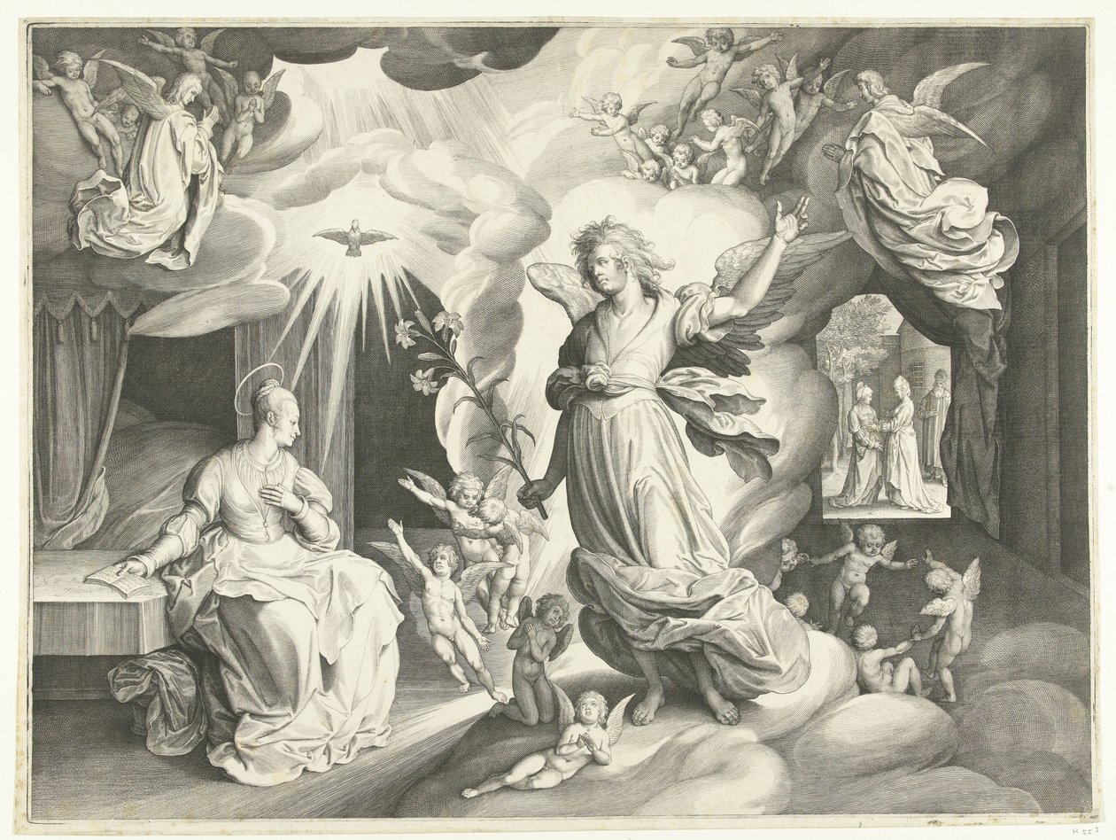 Annunciazione da Nicolaes de Bruyn