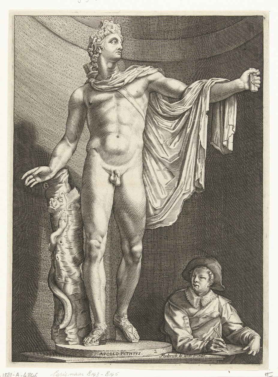 Apollo del Belvedere da Nicolaes de Bruyn