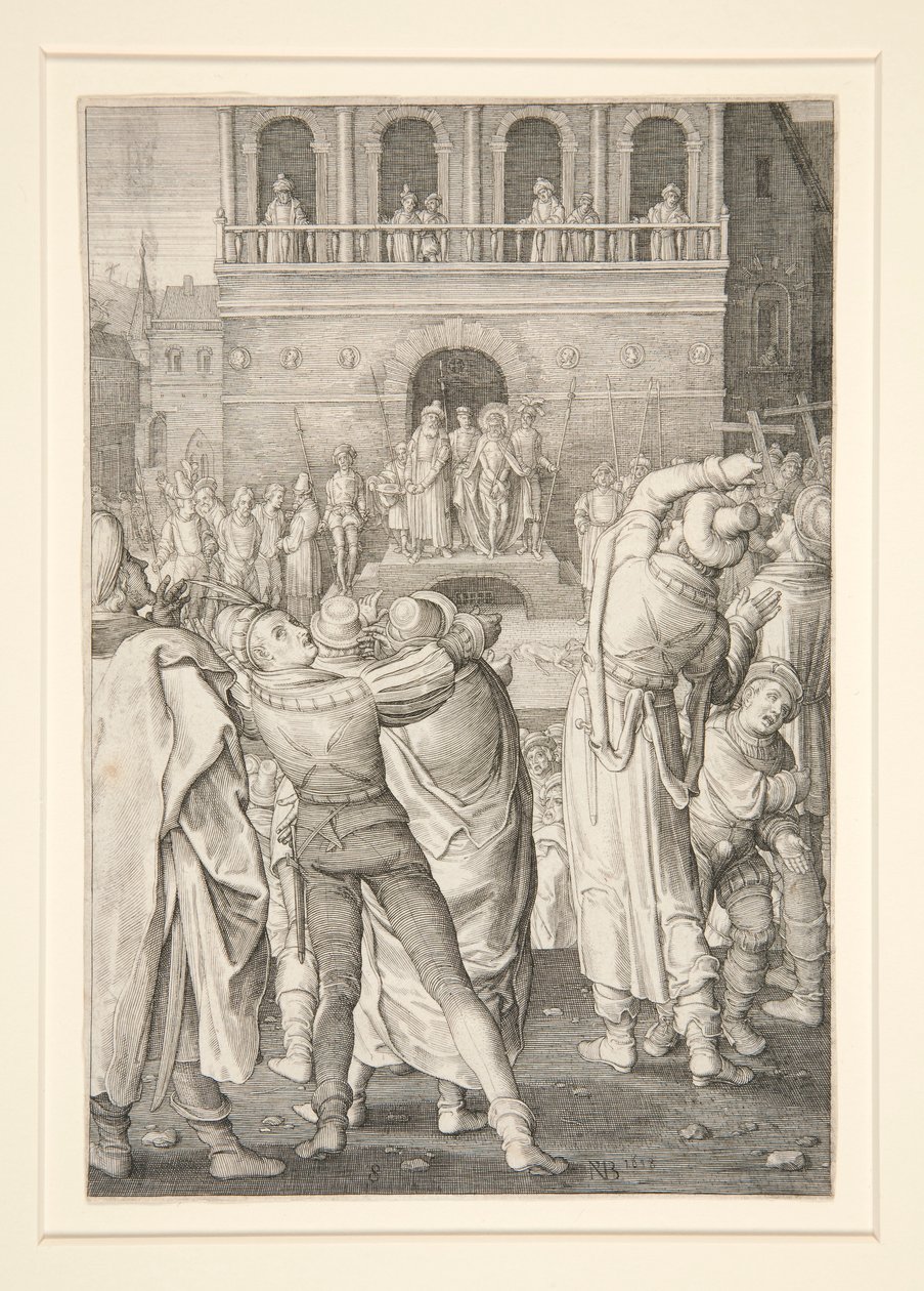 Cristo mostrato al popolo (Serie della Passione) da Nicolaes de Bruyn