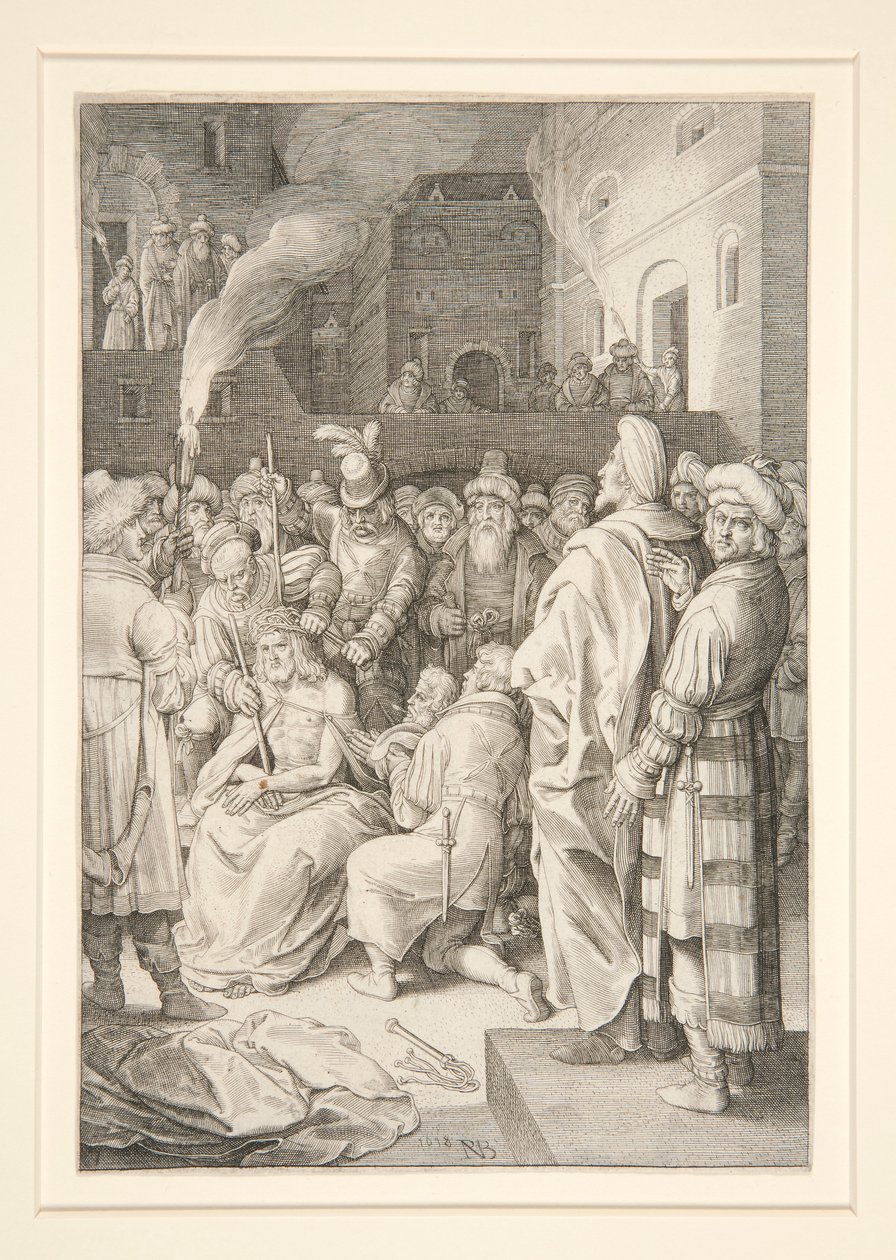 Incoronazione di spine (Serie della Passione) da Nicolaes de Bruyn