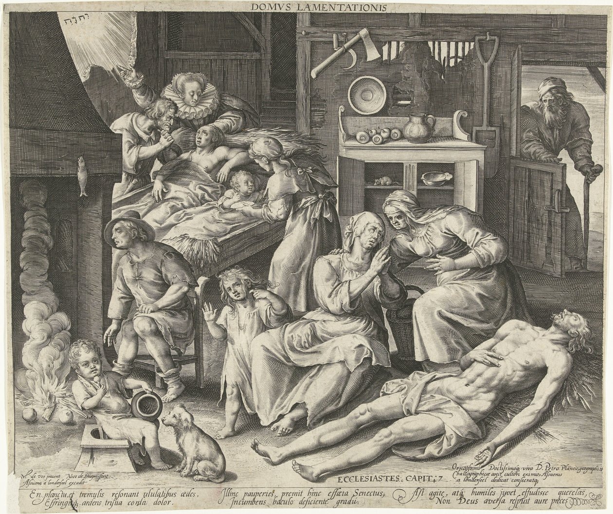 Una casa piena di lutto
Domus lamentationis (titolo sull