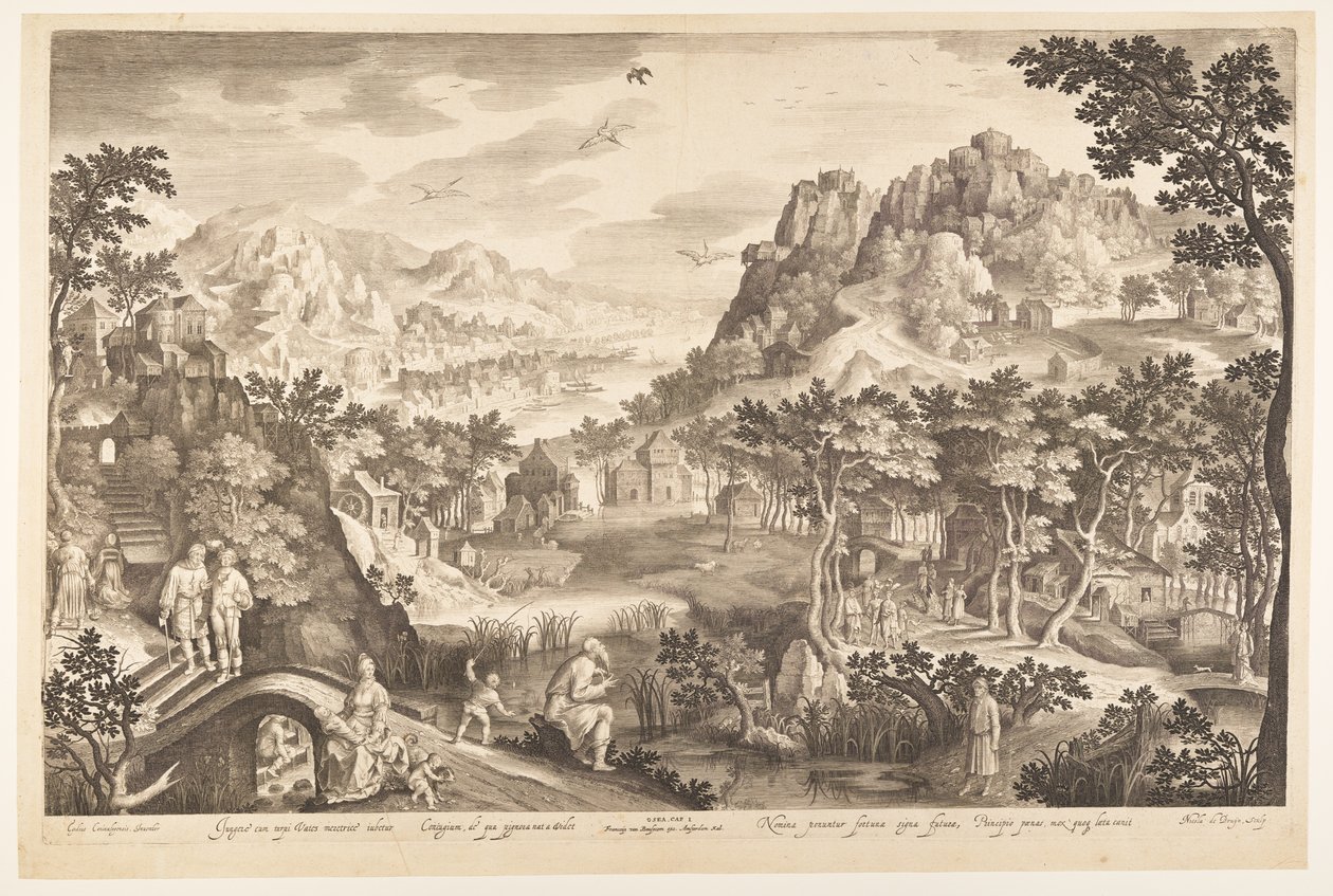 Osea e la prostituta Gomer da Nicolaes de Bruyn