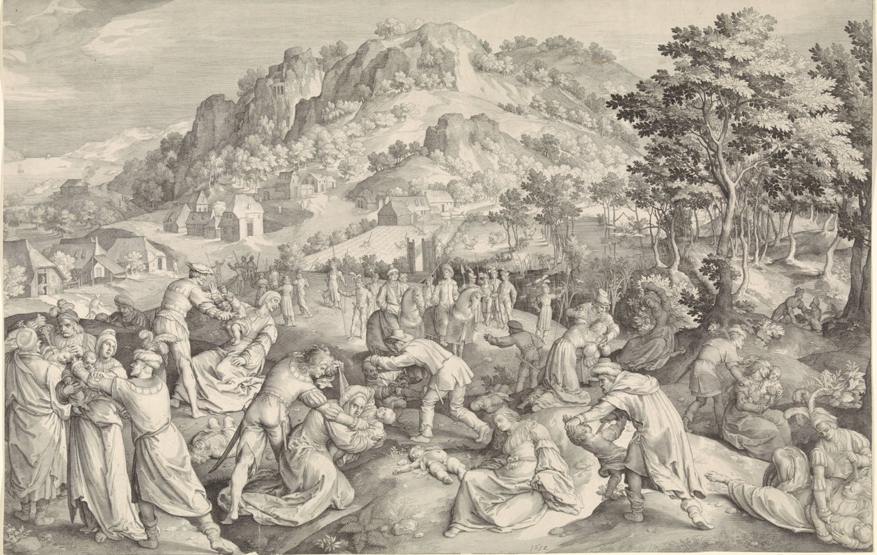 Strage degli innocenti a Betlemme da Nicolaes de Bruyn