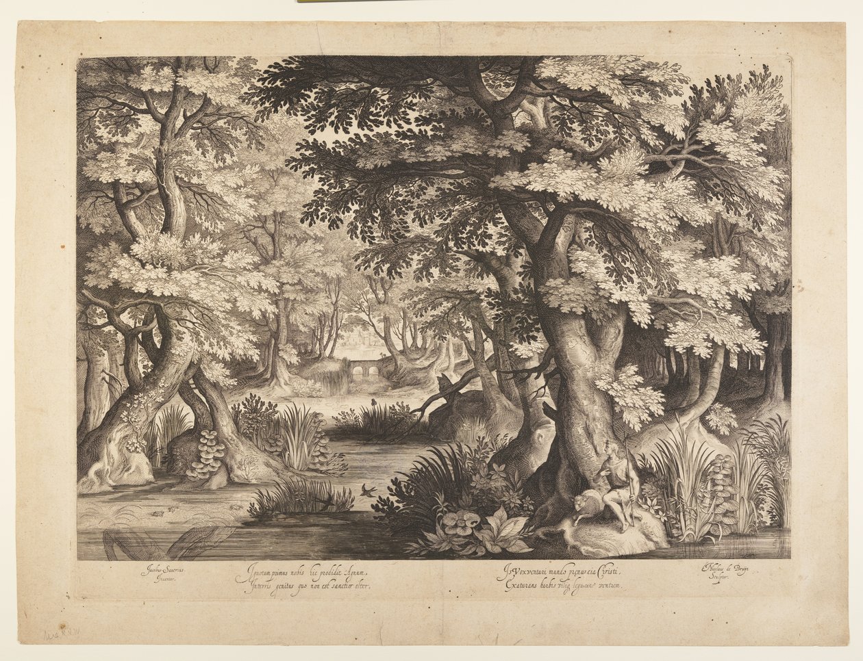 San Giovanni Battista nel deserto da Nicolaes de Bruyn