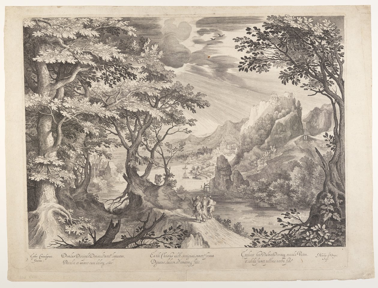 I discepoli sulla via di Emmaus da Nicolaes de Bruyn