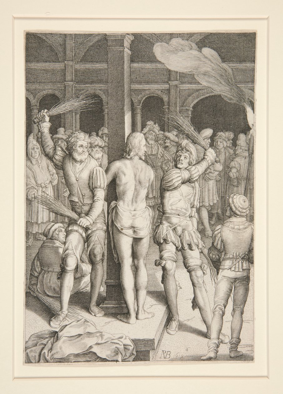La Flagellazione (Serie della Passione) da Nicolaes de Bruyn