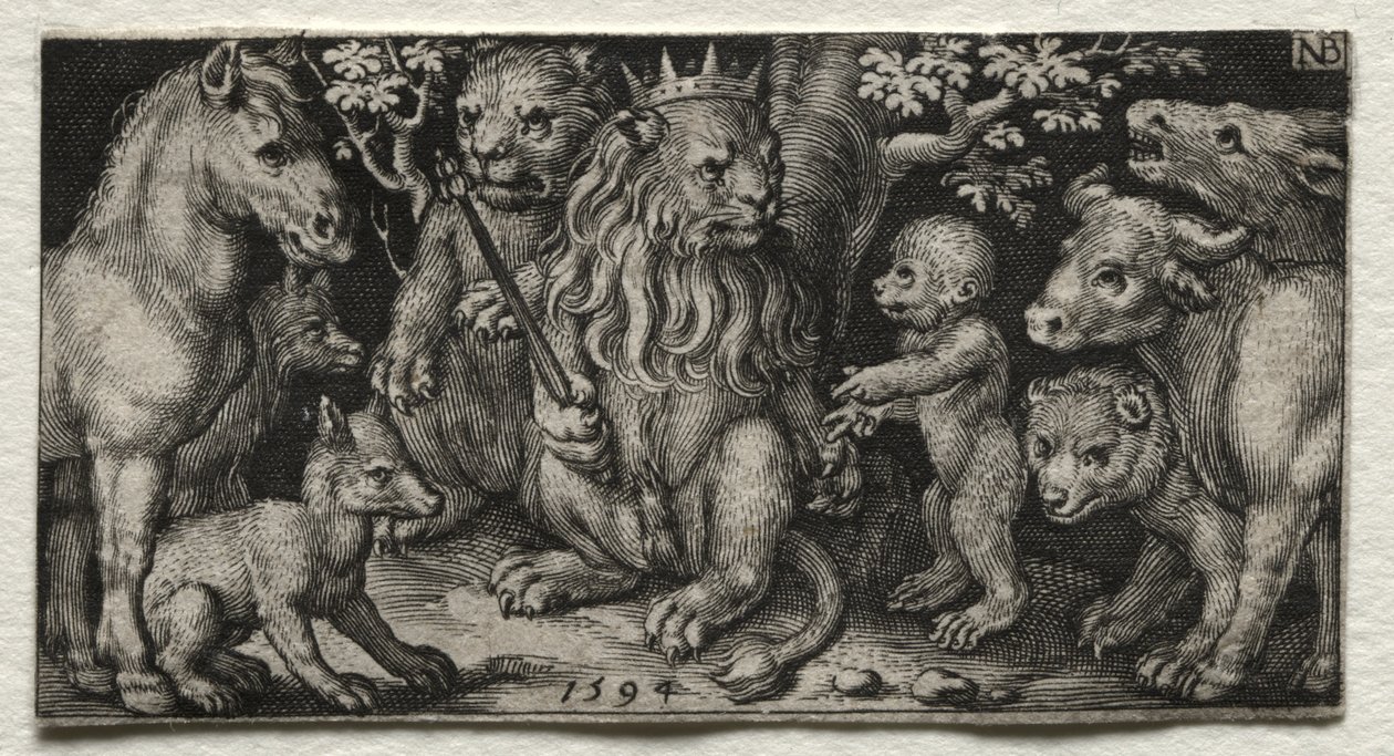 Il re delle bestie da Nicolaes de Bruyn