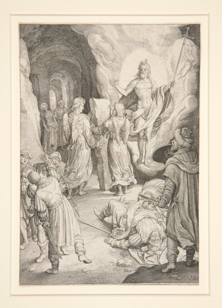 La Resurrezione (Serie della Passione) da Nicolaes de Bruyn