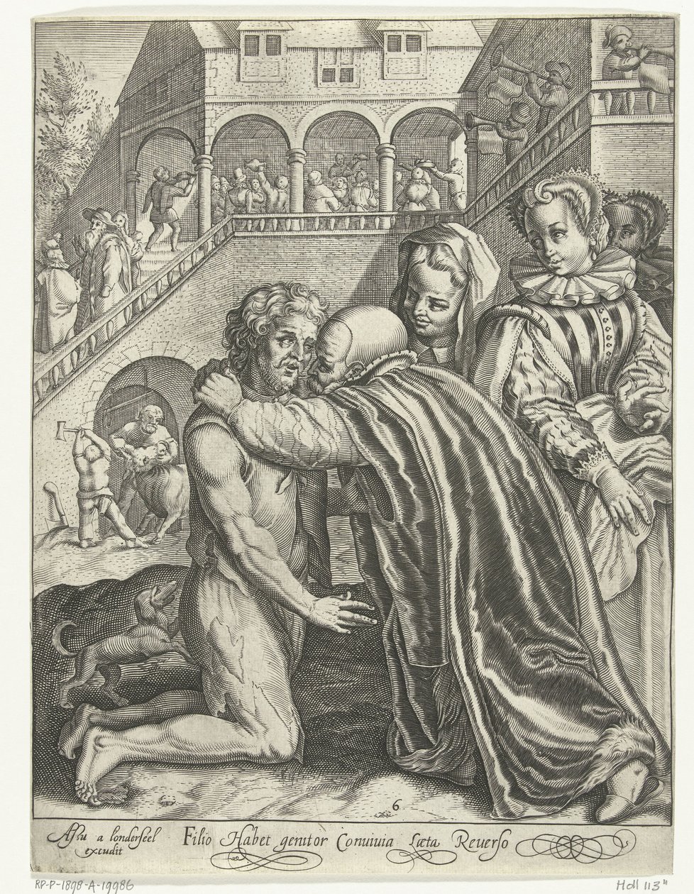 Ritorno del figliol prodigo da Nicolaes de Bruyn