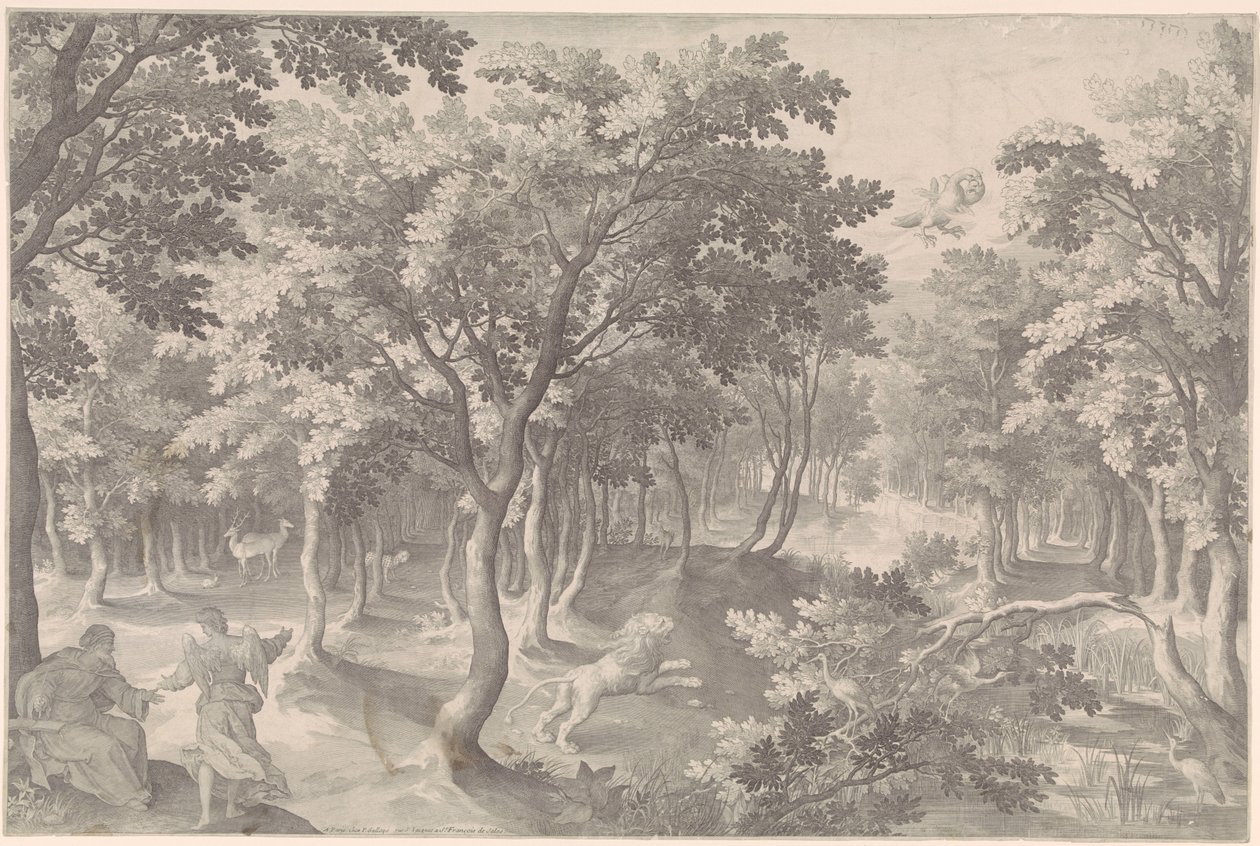 Quinta visione di Esdra da Nicolaes de Bruyn
