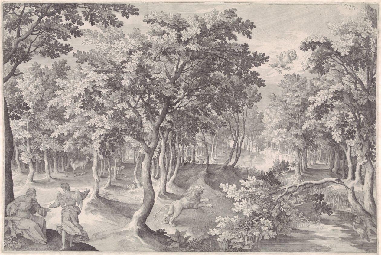 Quinta visione di Esdra da Nicolaes de Bruyn