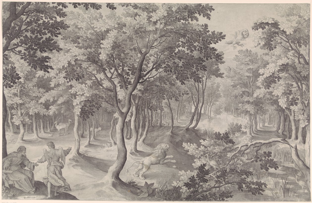 Quinta visione di Esdra da Nicolaes de Bruyn