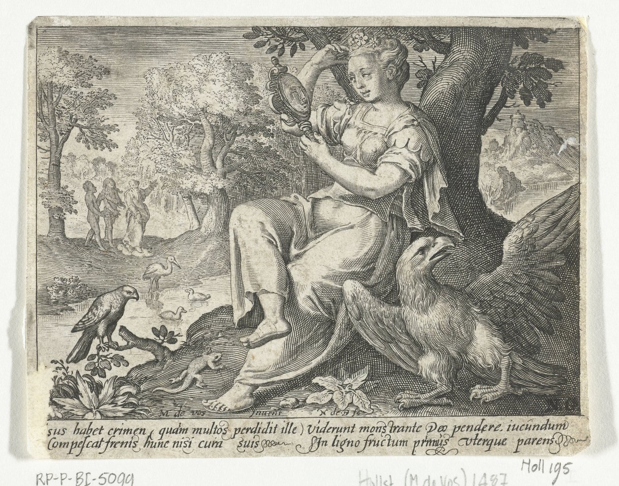 Senso della vista da Nicolaes de Bruyn