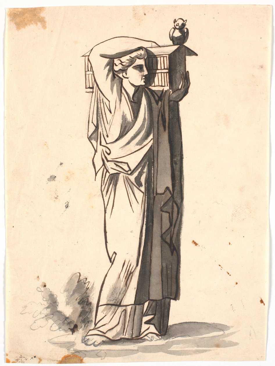 Figura femminile che porta un